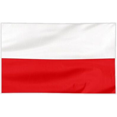 Polska - Flaga gładka 90 x 60 cm
