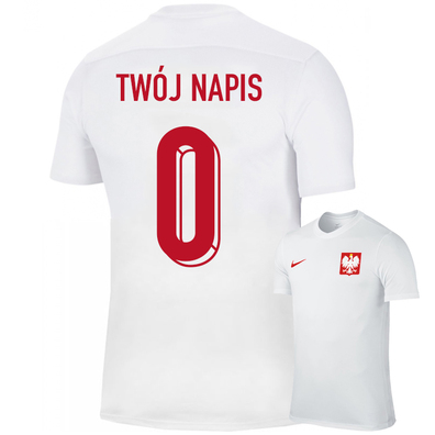 EURO 2024 NIKE Koszulka Męska Polska II TWÓJ NAPIS LEWANDOWSKI 9