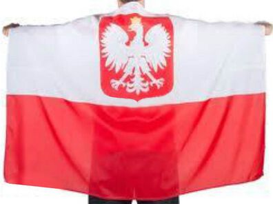 Peleryna Flaga z Godłem Polska Reprezentacja 
